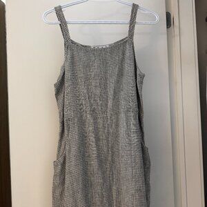 Vintage Striped Linen Dress